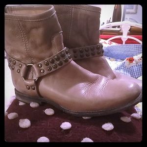 Frye Philip studded harness booties